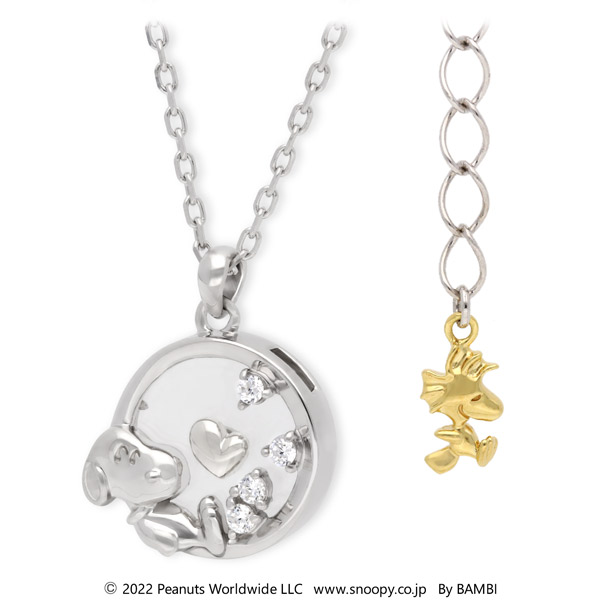 スヌーピー (SNOOPY) レディース シルバーネックレス KLHIK0001
