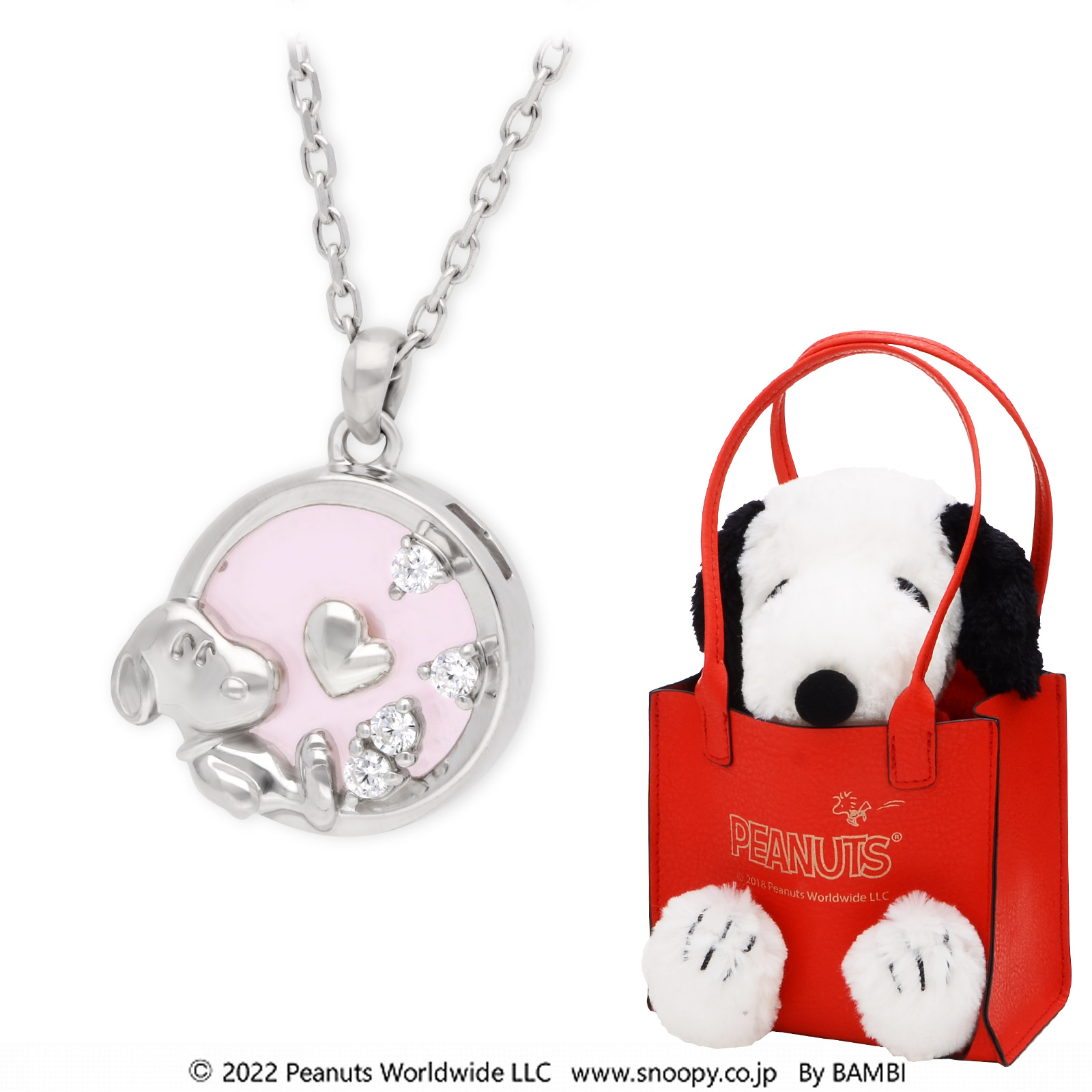 スヌーピー (SNOOPY) レディース シルバーネックレス KLHIK0002-K2000008