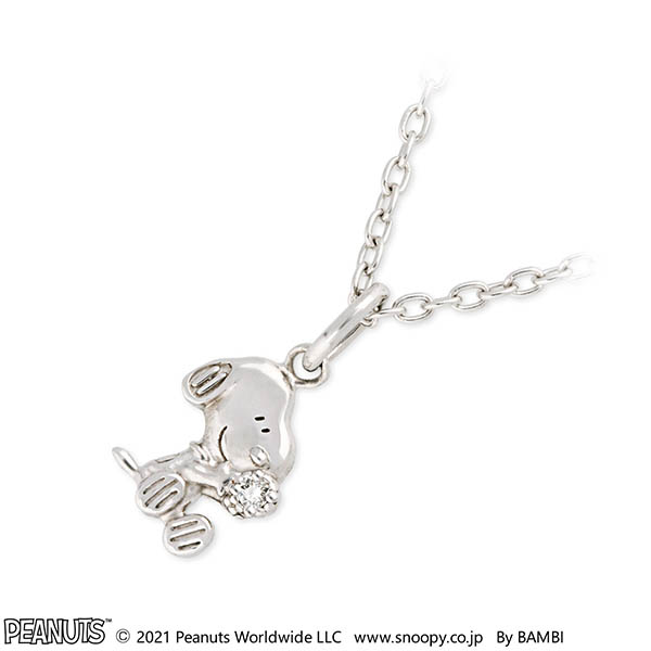 スヌーピー (SNOOPY) シルバーネックレス