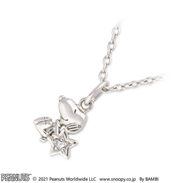 スヌーピー (SNOOPY) シルバーネックレス