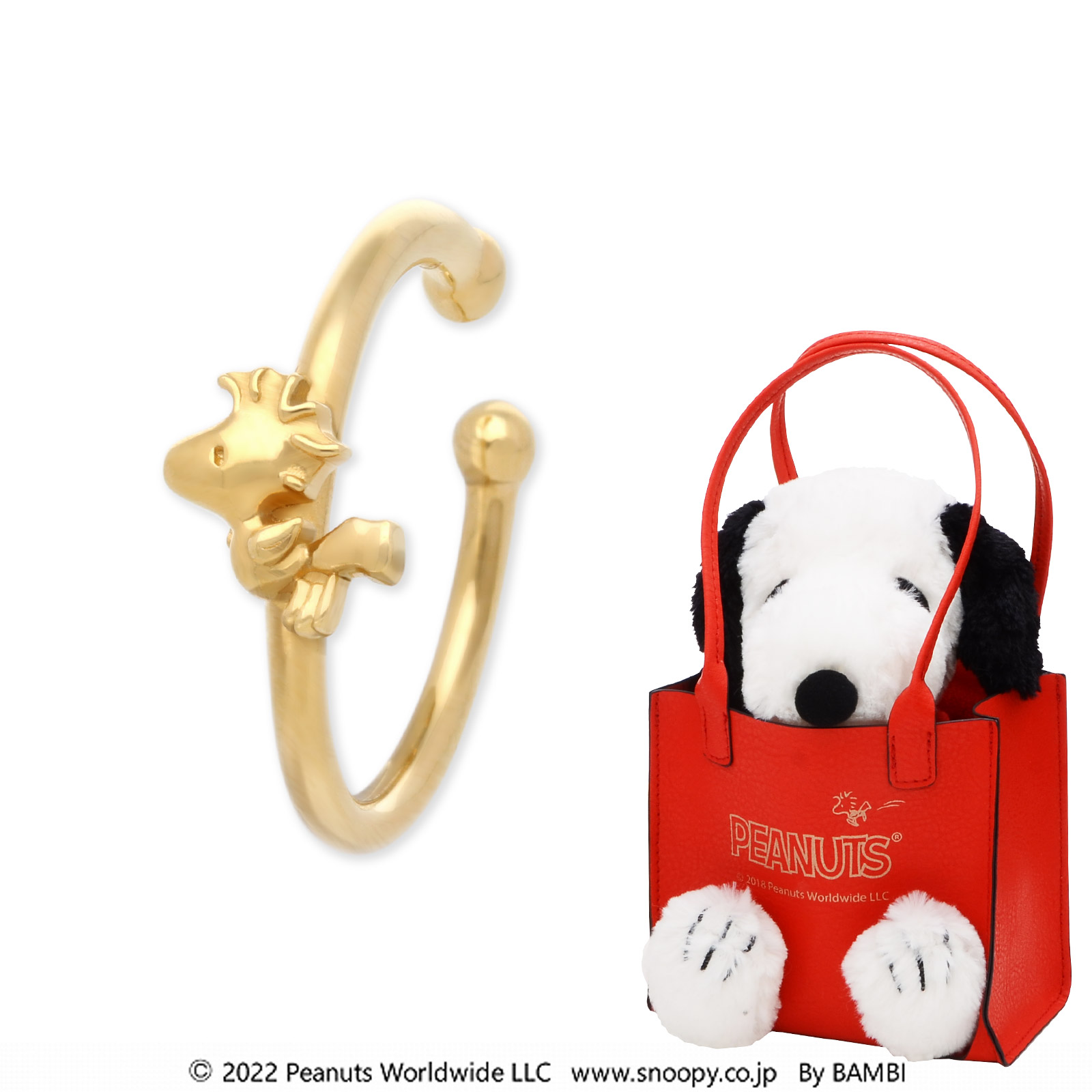 スヌーピー (SNOOPY) レディース シルバーイヤーカフ KLIS00001-K2000008