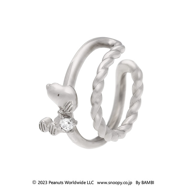 スヌーピー (SNOOPY) シルバーイヤーカフ