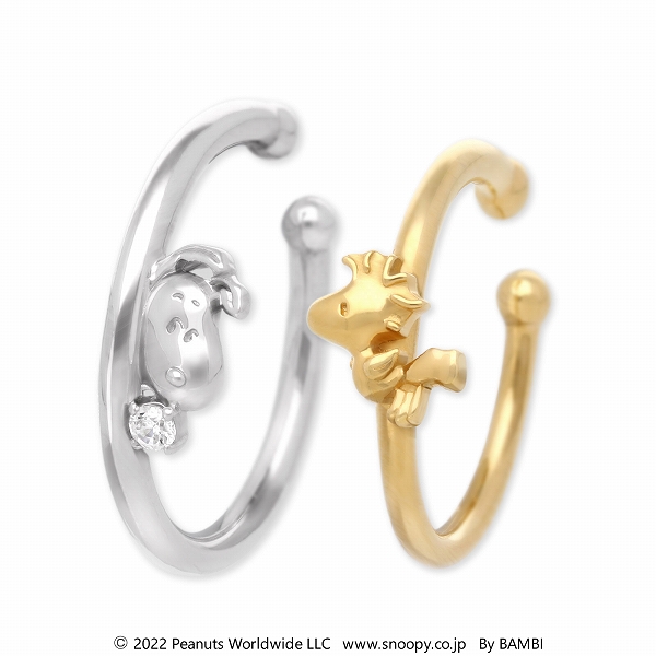 スヌーピー (SNOOPY) シルバーイヤーカフ