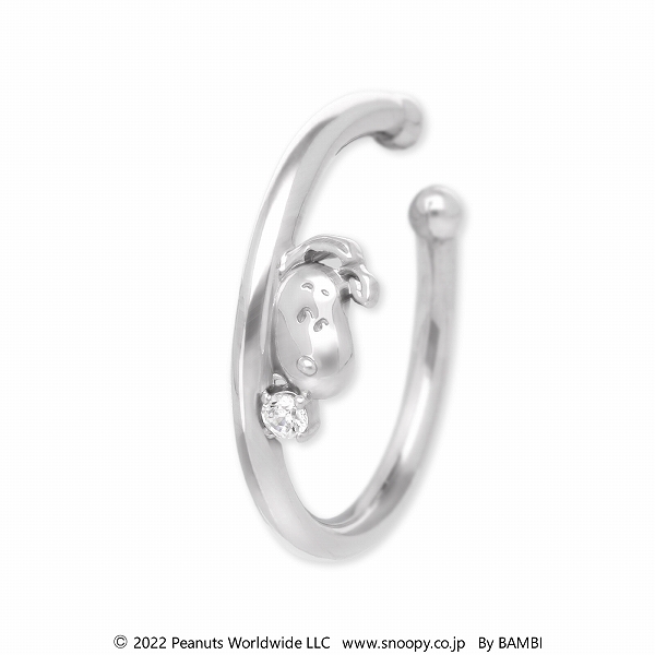 スヌーピー (SNOOPY) シルバーイヤーカフ