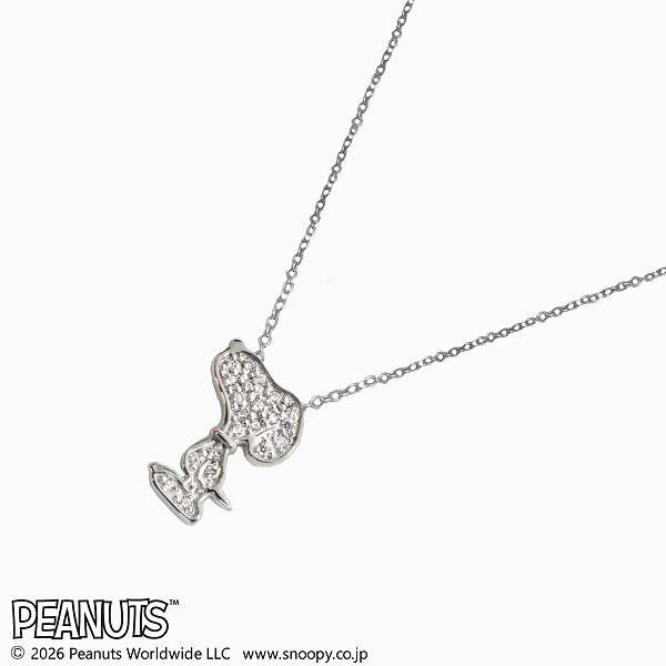 スヌーピー (SNOOPY) シルバーネックレス