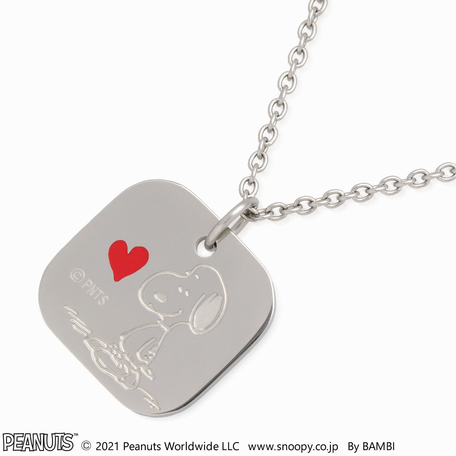 スヌーピー (SNOOPY) ステンレスネックレス(PEANUTS×ファイテン)
