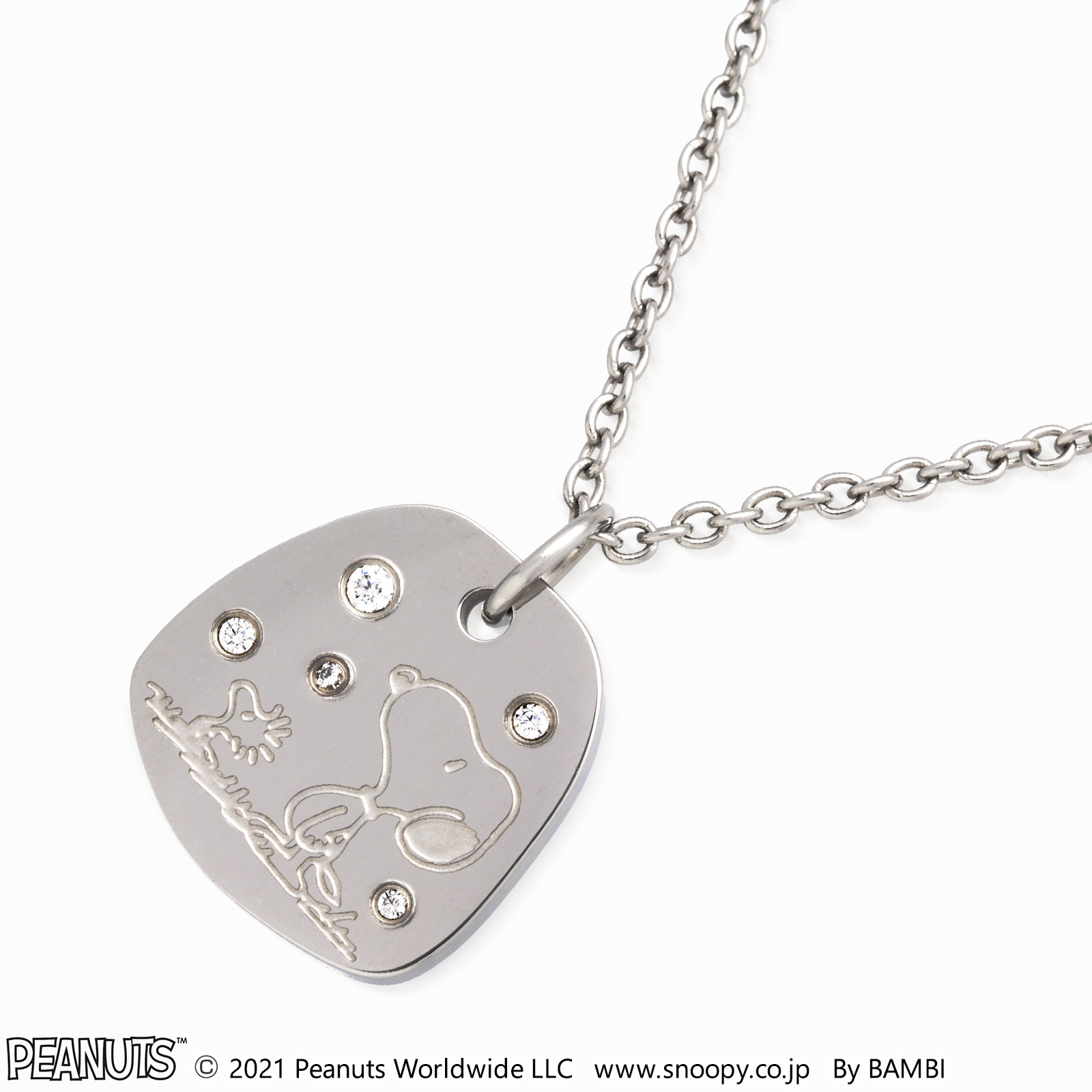 スヌーピー (SNOOPY) ステンレスネックレス(PEANUTS×ファイテン)