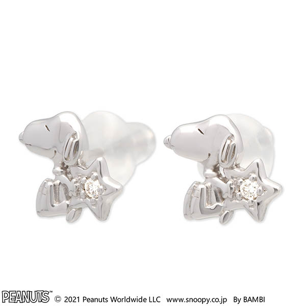 スヌーピー (SNOOPY) シルバーピアス
