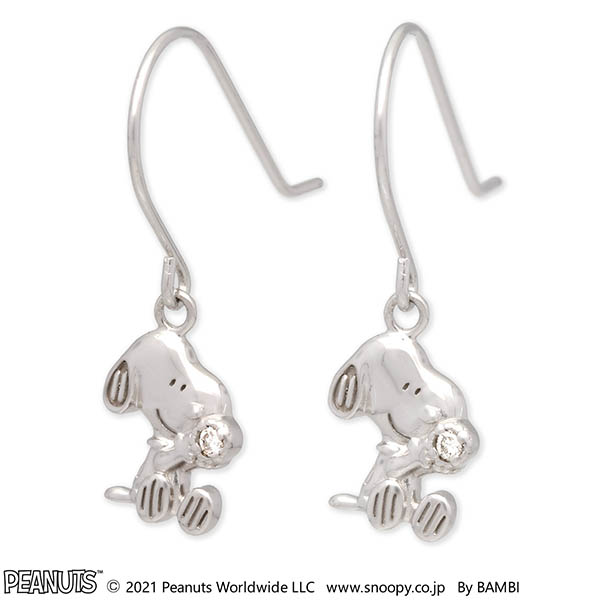 スヌーピー (SNOOPY) シルバーピアス