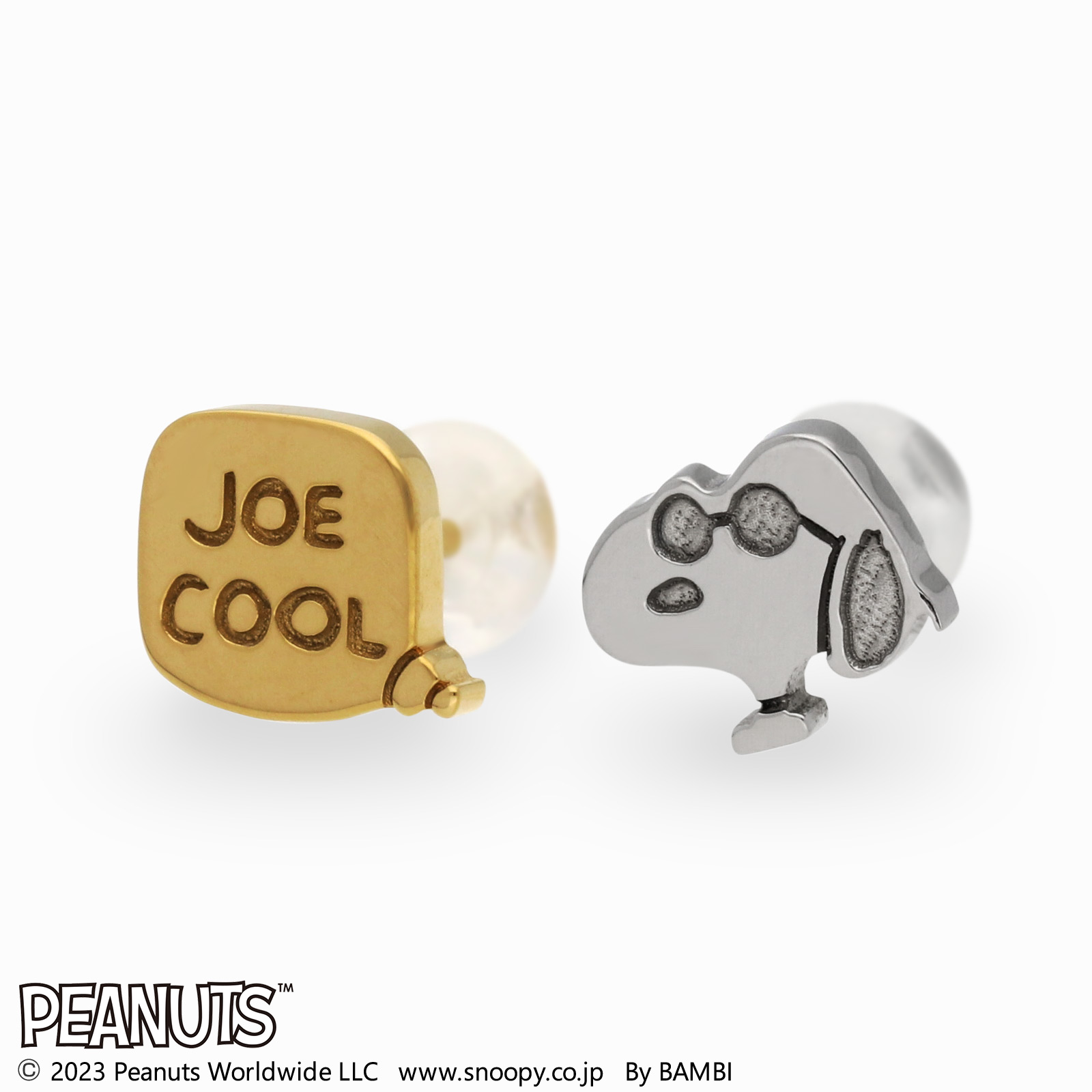 スヌーピー (SNOOPY) レディース ステンレスピアス KLPZ00002
