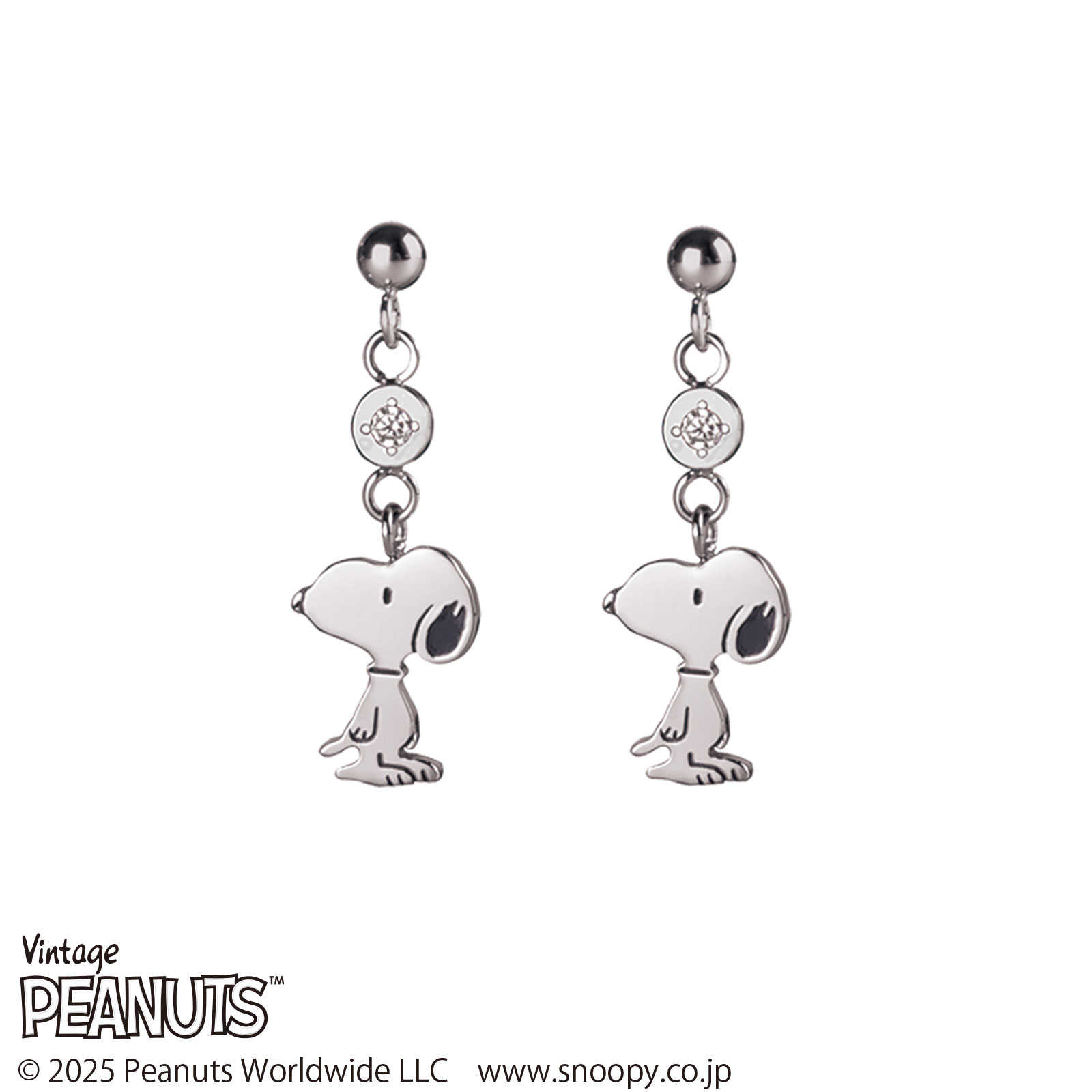 スヌーピー (SNOOPY) ステンレスピアス