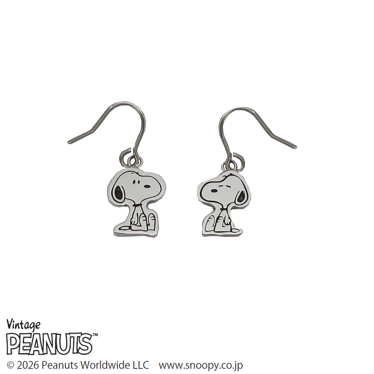 スヌーピー (SNOOPY) ステンレスピアス