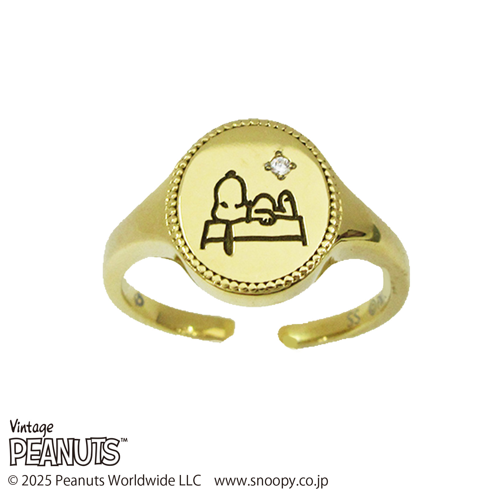 スヌーピー (SNOOPY) ステンレスリング