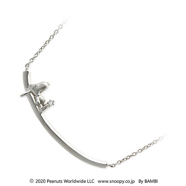 スヌーピー (SNOOPY) シルバーネックレス