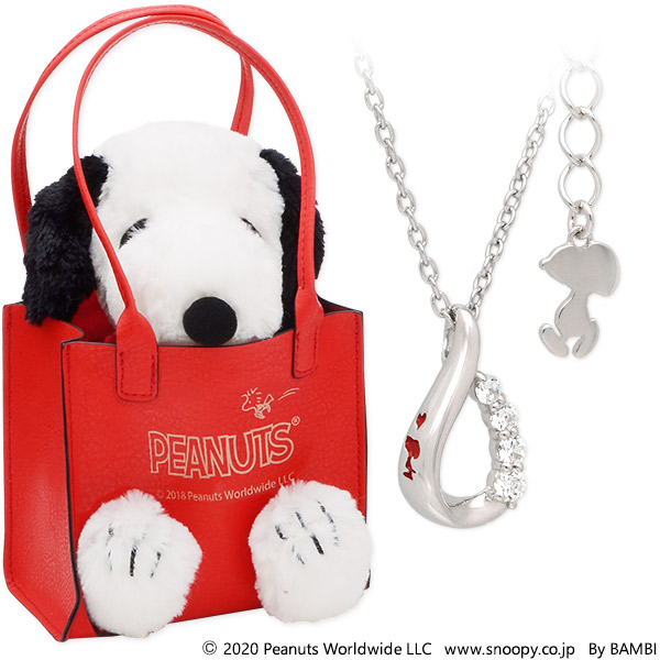 スヌーピー (SNOOPY) レディース シルバーネックレス KNIL0037-K2000008