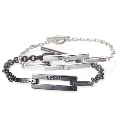 KENBLOOD シルバーペアブレスレット