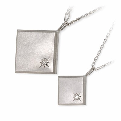 KENBLOOD シルバーペアネックレス