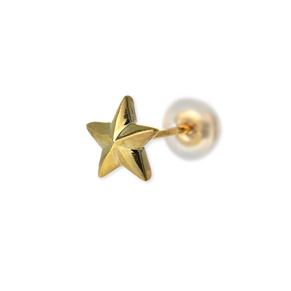 KENBLOOD イエローゴールドピアス(片耳用)