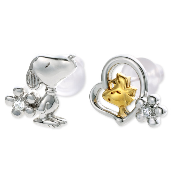 スヌーピー (SNOOPY) シルバーピアス