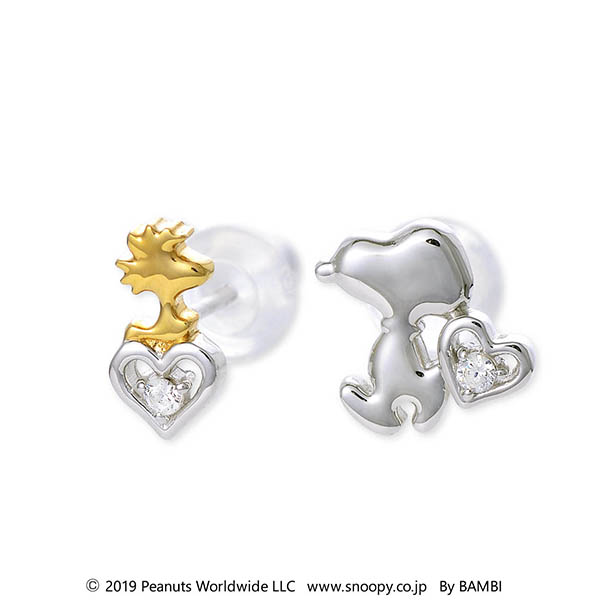 スヌーピー (SNOOPY) シルバーピアス