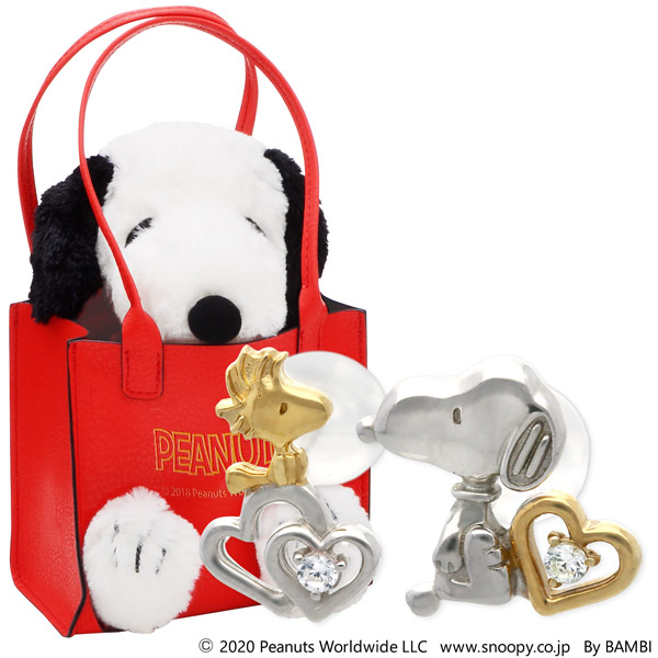 スヌーピー (SNOOPY) シルバーピアス