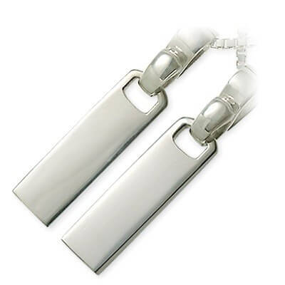 LA PUREZZA シルバーペアネックレス