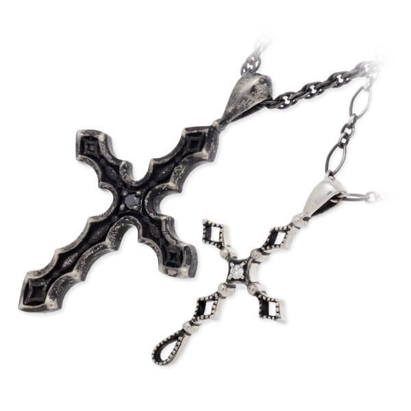 LA PUREZZA シルバーペアネックレス