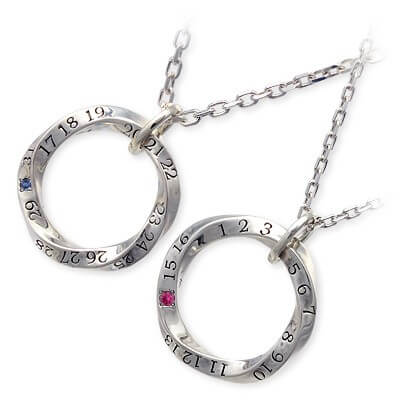 LA PUREZZA シルバーペアネックレス