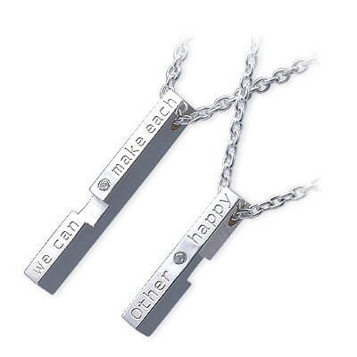 LA PUREZZA シルバーペアネックレス