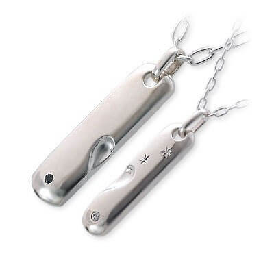 LA PUREZZA シルバーペアネックレス