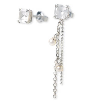 LA PUREZZA シルバースタッドピアス