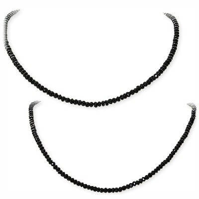 LA PUREZZA シルバーペアネックレス