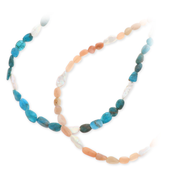 LAST HEAVEN ビーズペアネックレス