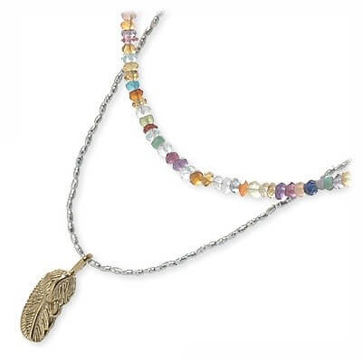 LAST HEAVEN ビーズネックレス