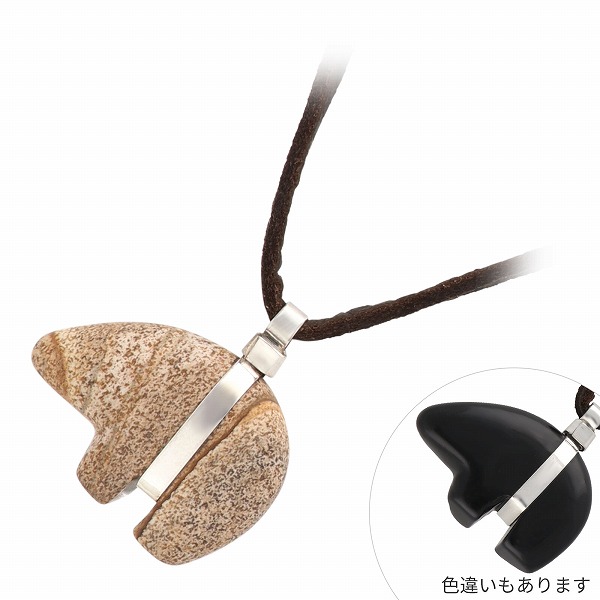 LAST HEAVEN 天然石レザーネックレス