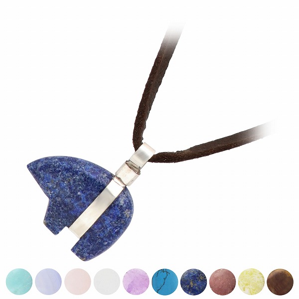 LAST HEAVEN 天然石レザーネックレス