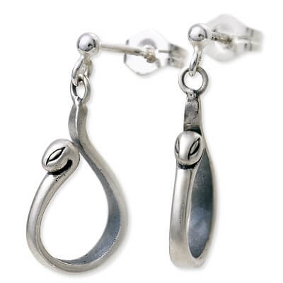 Hourokudo シルバースタッドピアス