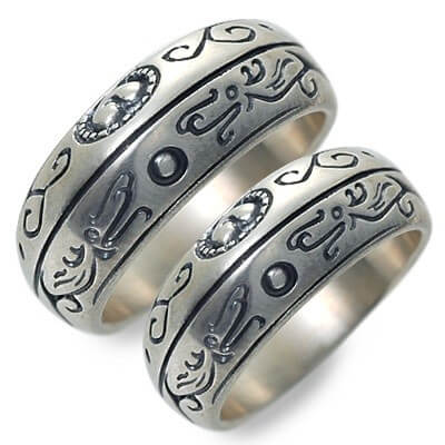 Hourokudo シルバーペアリング