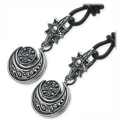 Hourokudo レザーペアネックレス