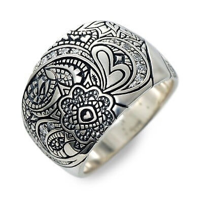 Hourokudo シルバーリング