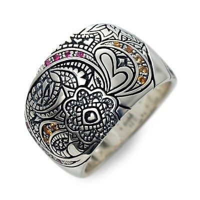 Hourokudo シルバーリング