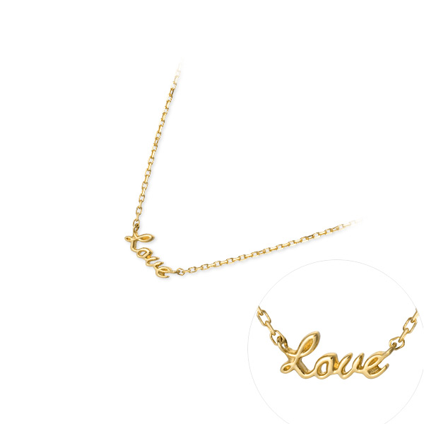 Sweet Rose ゴールドプチネックレス