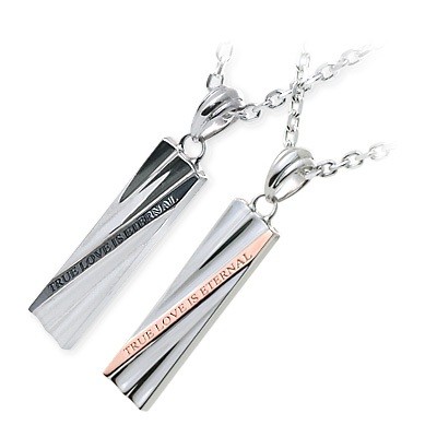 LOVERS SCENE シルバーペアネックレス