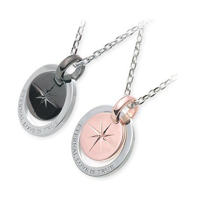 LOVERS SCENE シルバーペアネックレス