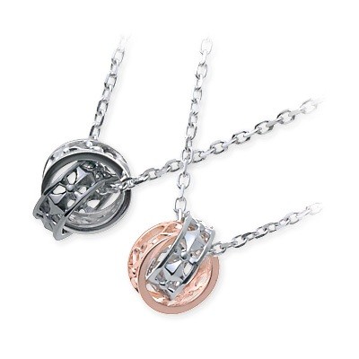 LOVERS SCENE シルバーペアネックレス