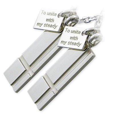 LOVERS SCENE シルバーペアネックレス