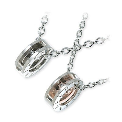 LOVERS SCENE シルバーペアネックレス