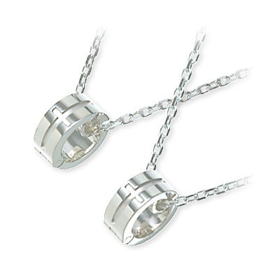 LOVERS SCENE シルバーペアネックレス