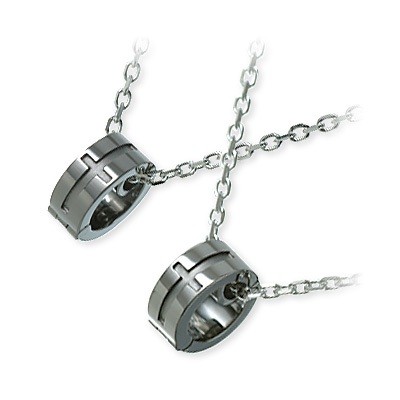 LOVERS SCENE シルバーペアネックレス