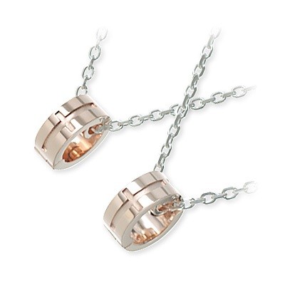 LOVERS SCENE シルバーペアネックレス